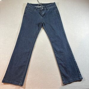 Prana Women’s Jeans‎ Size 8/29 Blue Dark Wash Denim Mid Rise Straight Leg Casual